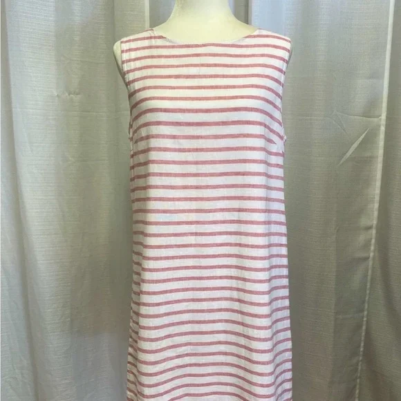 beachlunchlounge | Dresses | Beach Lunch Lounge Sz S Red White Striped  Sheath Shift Dress Sleeveless | Poshmark